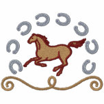 Horse-Gallop-Pocket Recolor embroidered shirts