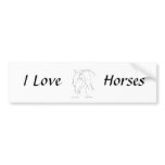 Horse Head bumper stickers