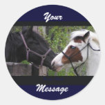 Horse Hi Envelope Seals Sticker