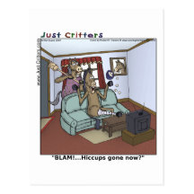 Horse Hiccups Postcard
