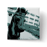 Horse Hitching Post Pop Art buttons