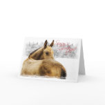 Horse Holiday Card