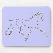 Horse Illustration Mousepad