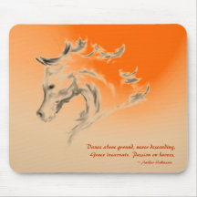 Horse Illustration Mousepad - Danc... - Customised