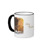 Horse in Winter mugs