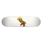 Horse Jumping Abstract Red Yellow Blue theme Custom Skate Board