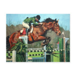 Horse jumping postcards