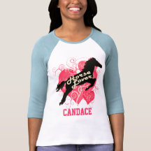 Horse Lover Personalised Candace T Shirt