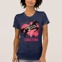 Horse Lover Personalised Christina Shirt