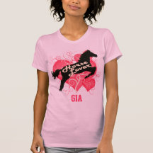 Horse Lover Personalised Gia Tees