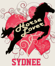 Horse Lover Personalized Sydnee Customized Shirt