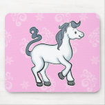 Horse mousepad Pink