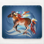Horse N Bright Feathers Mousepad