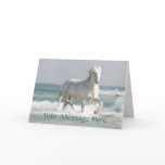 Horse Ocean Beauty Greeting Card