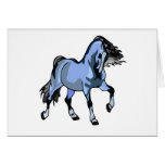 Horse of a Different Colour Greeting Cards