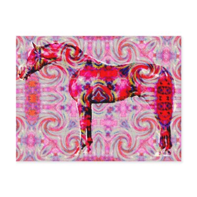 horse of a different color Postcard