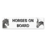HORSE: PENCIL ART: REALISM bumper stickers