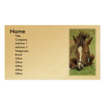 Horse Picture Business Card