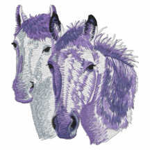 Horse Profile Pair Polo