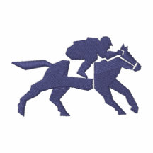 HORSE RACE EMBROIDERED POLO SHIRT