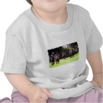 Horse Racing Field Baby T-Shirt