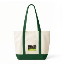Horse Racing Field Canvas Tote Bag