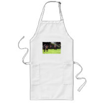 Horse Racing Field Long Apron