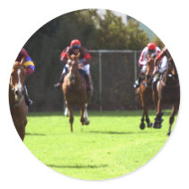 Horse Racing Field Stickers