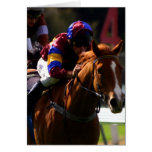 Horse Racing Greeting Card