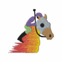 Horse Racing Logo embroidered shirts
