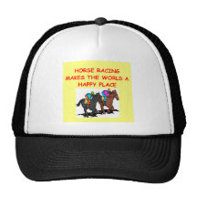 horse racing mesh hat