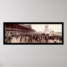 Horse Racing Photo 1902 Posters