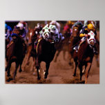 Horse racing print