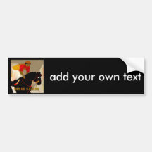 horse racing products bumper sticker