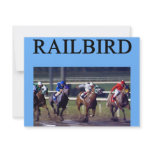 HORSE RACing railbird Custom Announcements