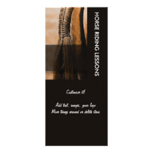 Horse Rack Card Design