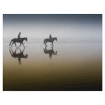 Horse riders at the beach flyers