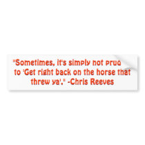 Horse Sense Bumper Stickers