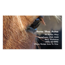 Horse Shoe Acres Business Card Templates
