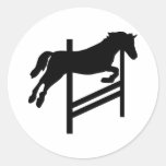 Horse - Show Jumping Round Sticker