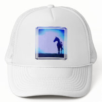 Horse Silhouette Design Baseball Hat