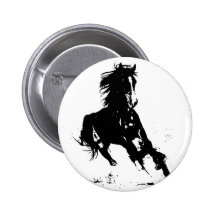 Horse Silhouette Pins