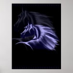 Horse Silhouette Poster