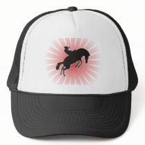 horse silouet trucker hat