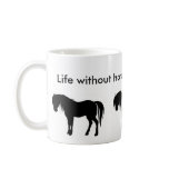 horse silouette, horse silouette, horse silouet... mugs
