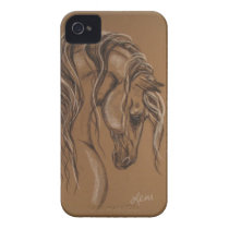 Horse Sketch Iphone 4 Case-mate Cases