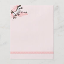 Horse Stationery Flyers