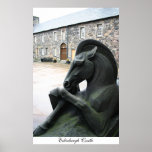 Horse statue poster