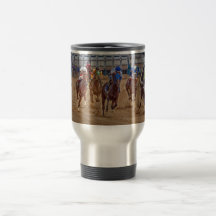 Horse Thoroughbred Race First Turn Coffee Mug
