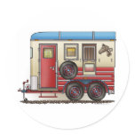 Horse Trailer Camper stickers